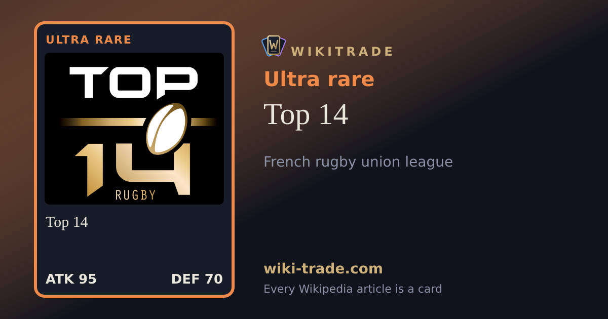 Top 14 — Ultra rare card