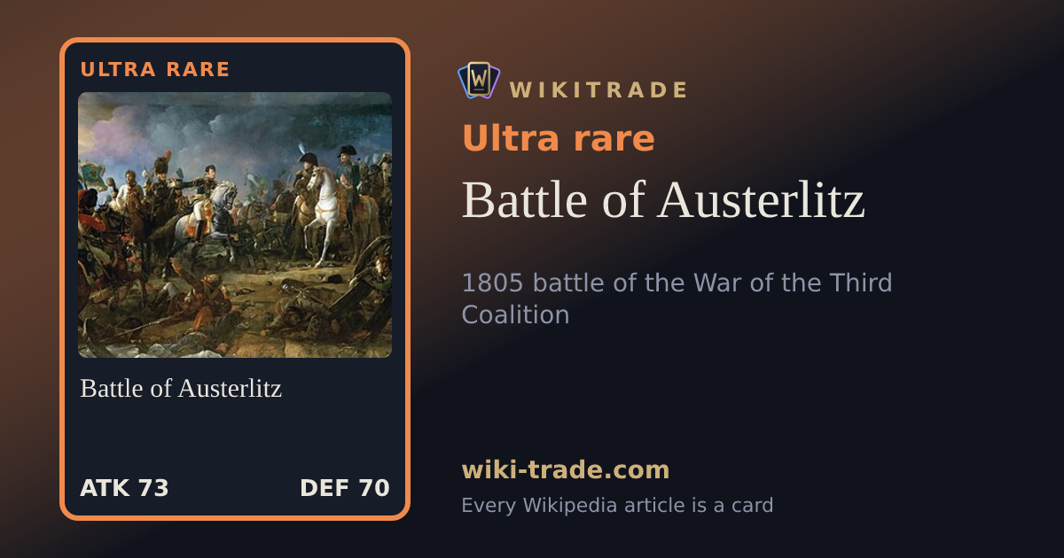 Battle of Austerlitz — Ultra rare card
