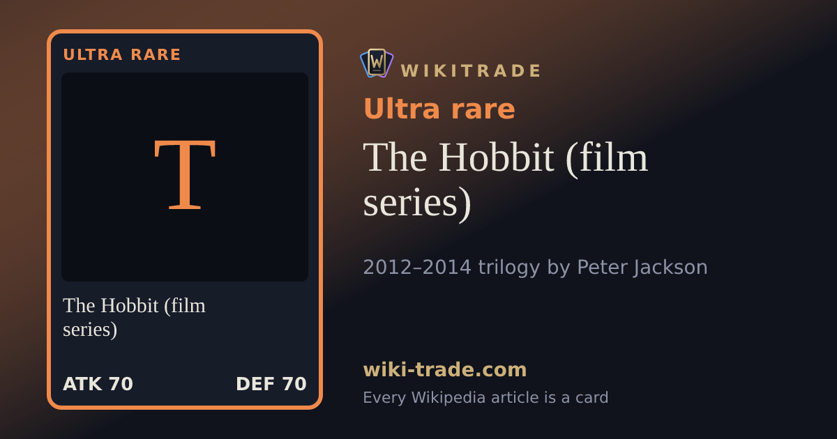 The Hobbit (film series) — Ultra rare card