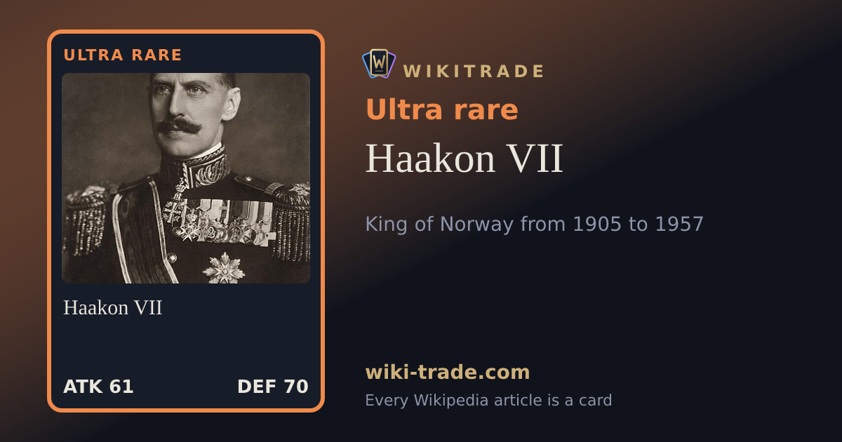 Haakon VII — Ultra rare card