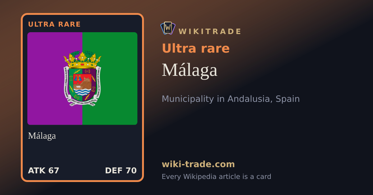 Málaga — Ultra rare card