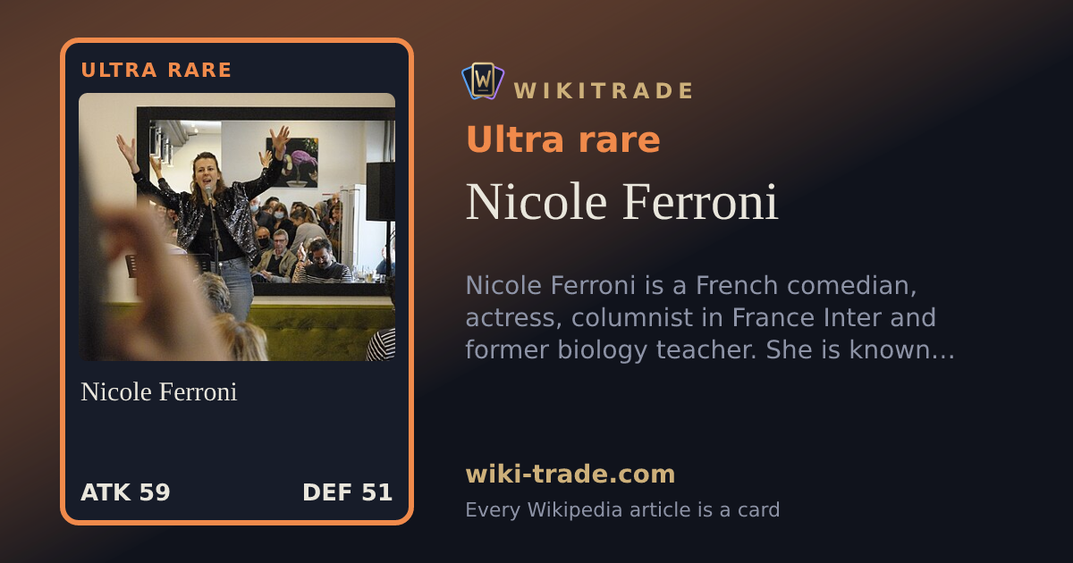 Nicole Ferroni — Ultra rare card