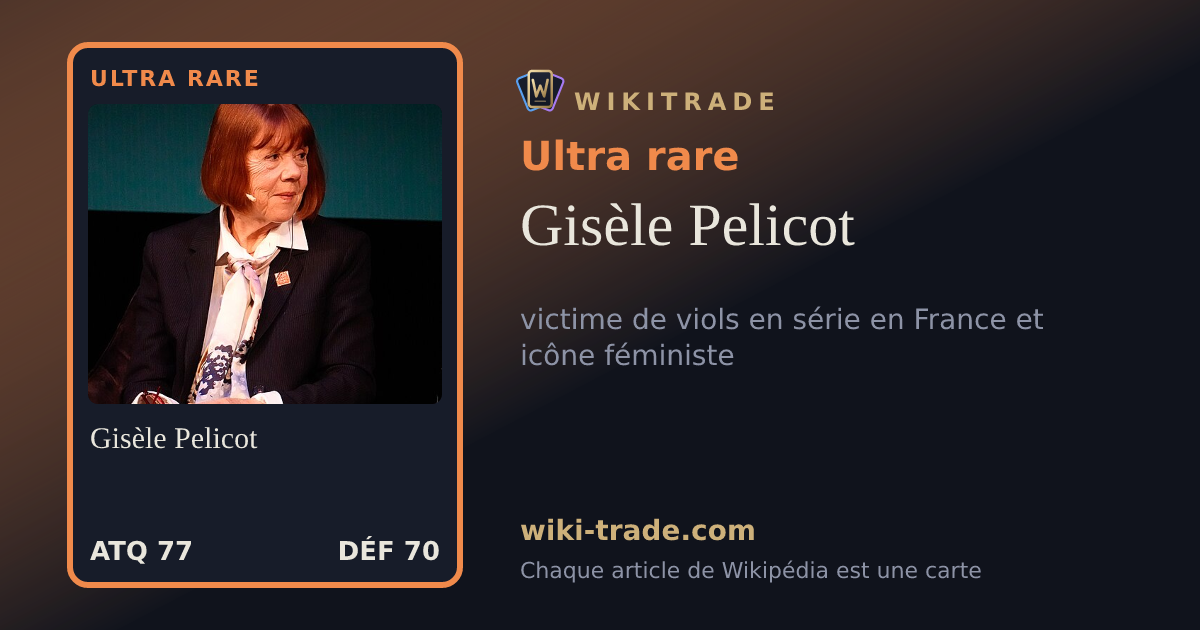 Gisèle Pelicot — carte Ultra rare