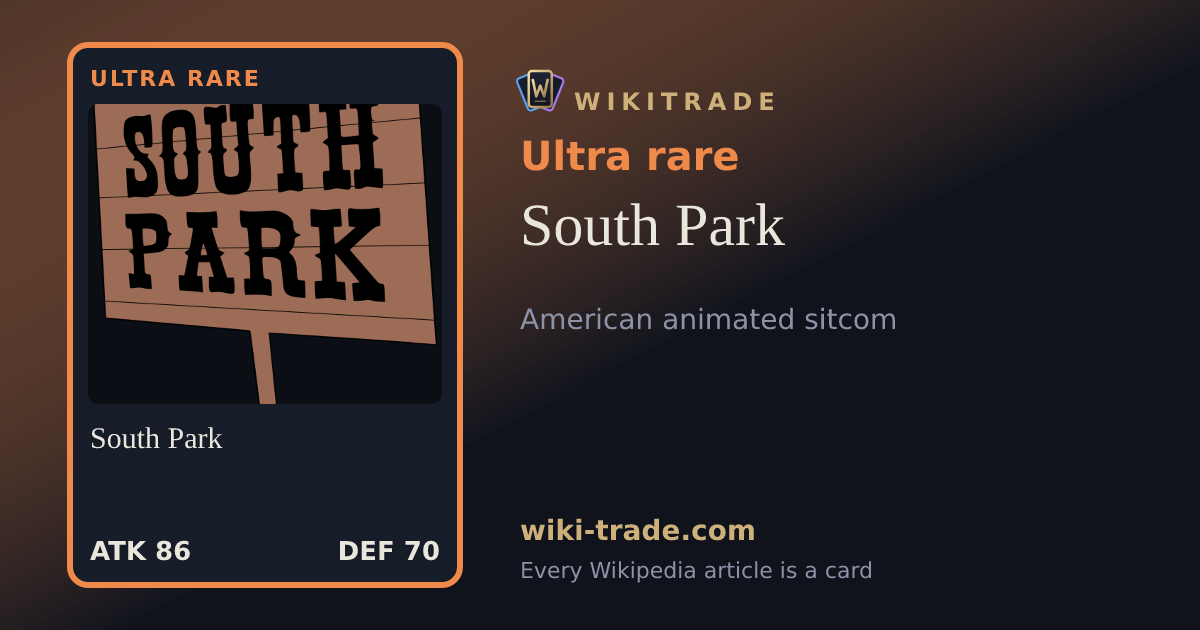 South Park — Ultra rare card