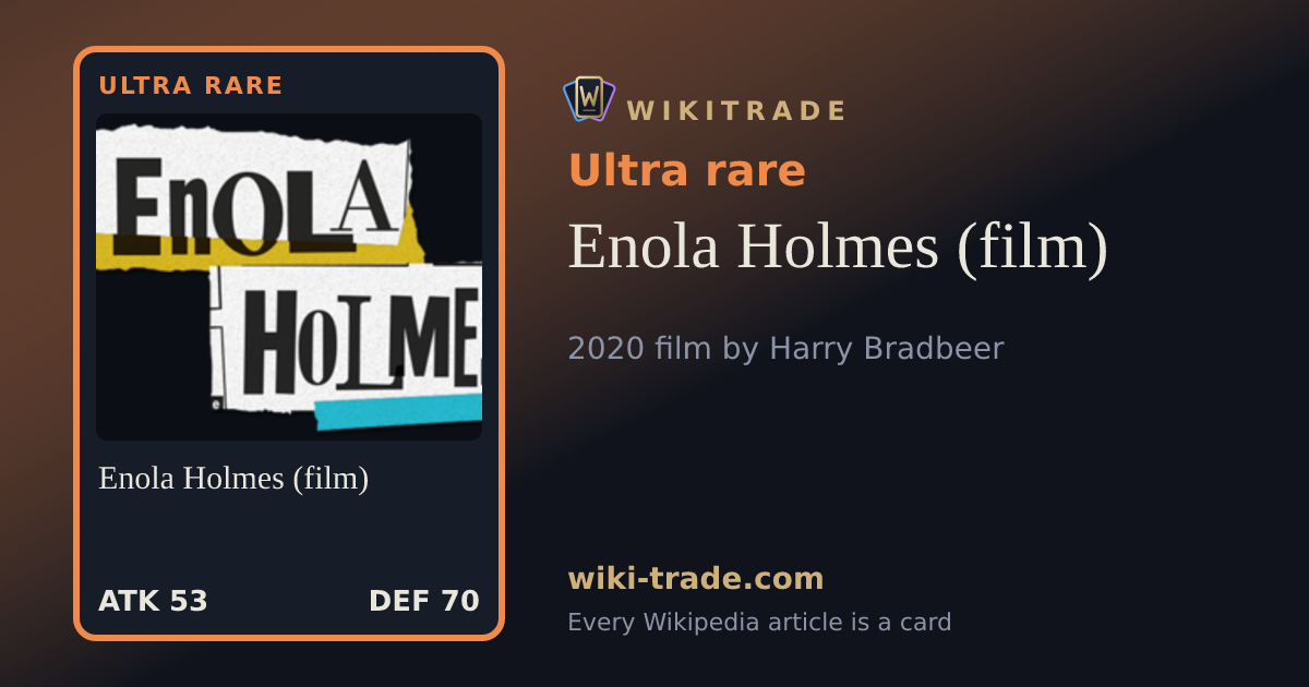 Enola Holmes (film) — Ultra rare card