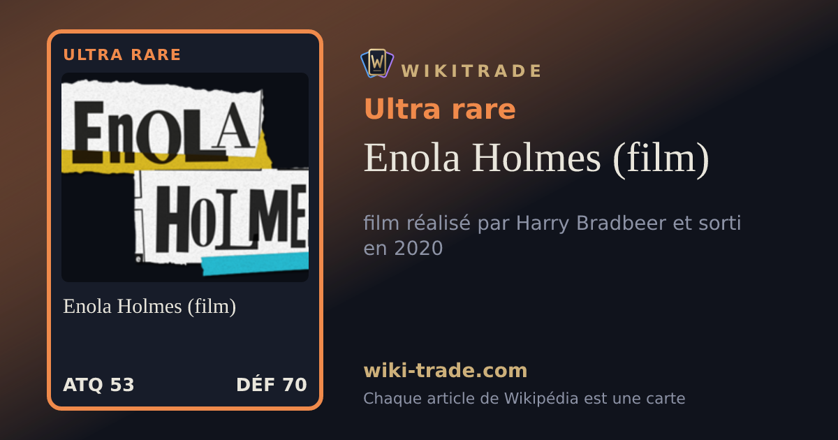 Enola Holmes (film) — carte Ultra rare