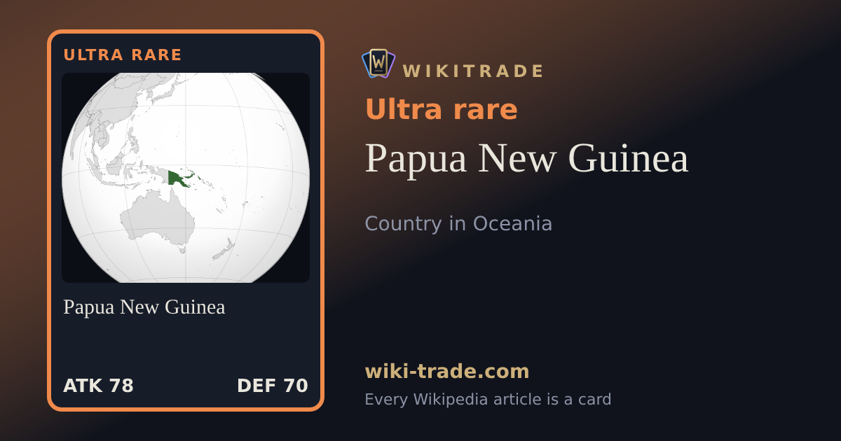 Papua New Guinea — Ultra rare card