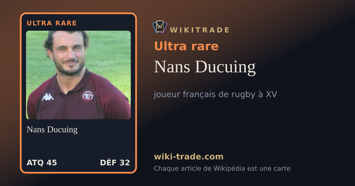 Nans Ducuing — carte Ultra rare
