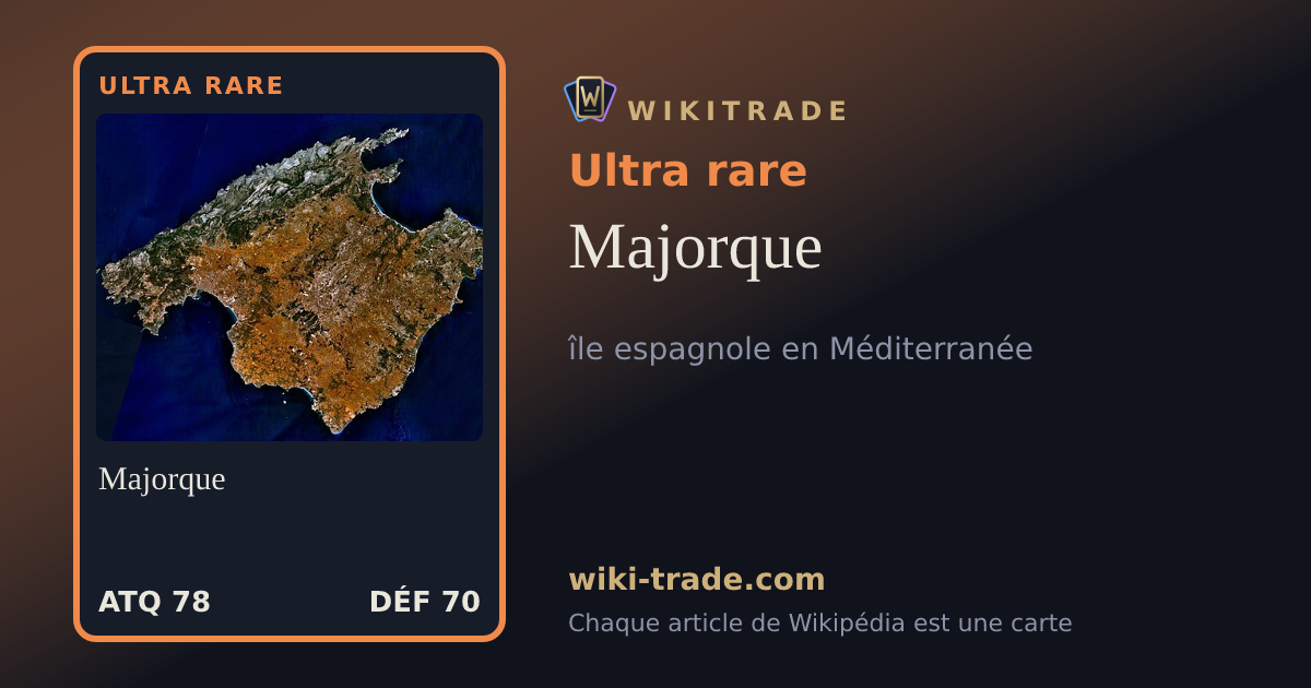 Majorque — carte Ultra rare