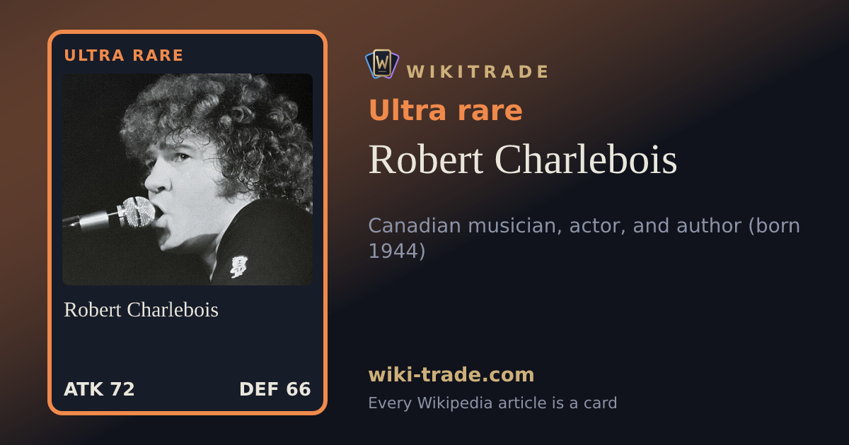Robert Charlebois — Ultra rare card