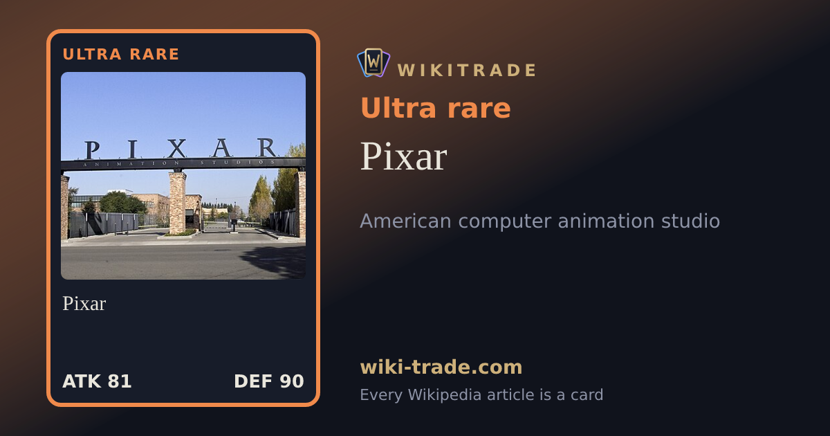 Pixar — Ultra rare card