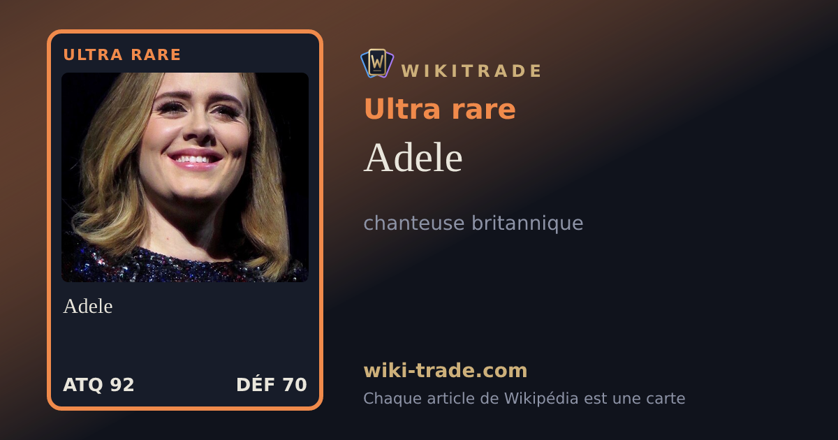 Adele — carte Ultra rare