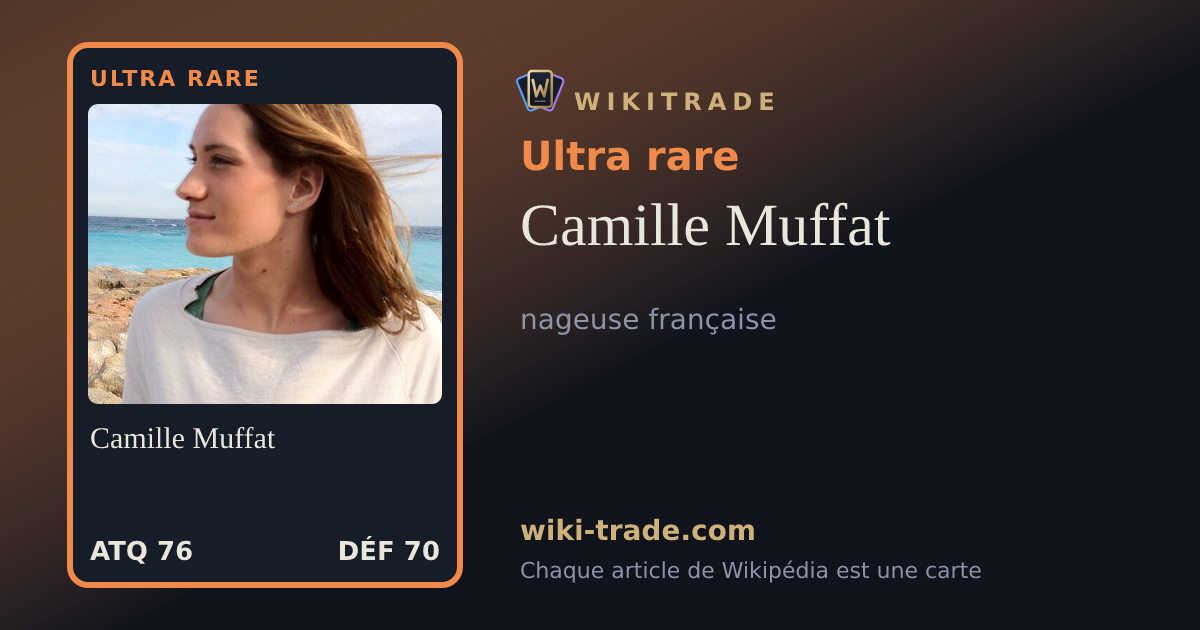 Camille Muffat — carte Ultra rare