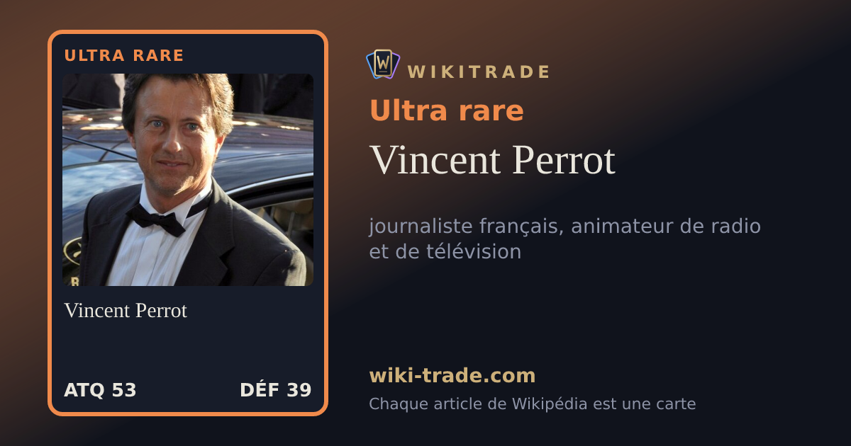 Vincent Perrot — carte Ultra rare