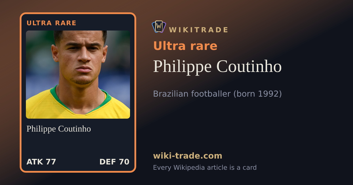 Philippe Coutinho — Ultra rare card