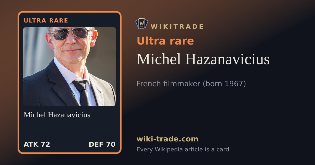 Michel Hazanavicius — Ultra rare card