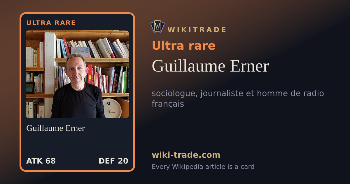 Guillaume Erner — Ultra rare card