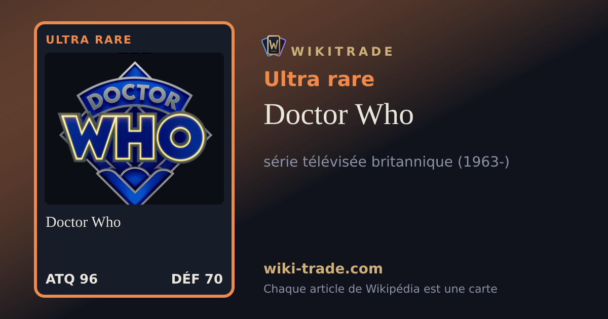 Doctor Who — carte Ultra rare