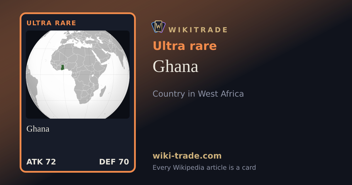 Ghana — Ultra rare card