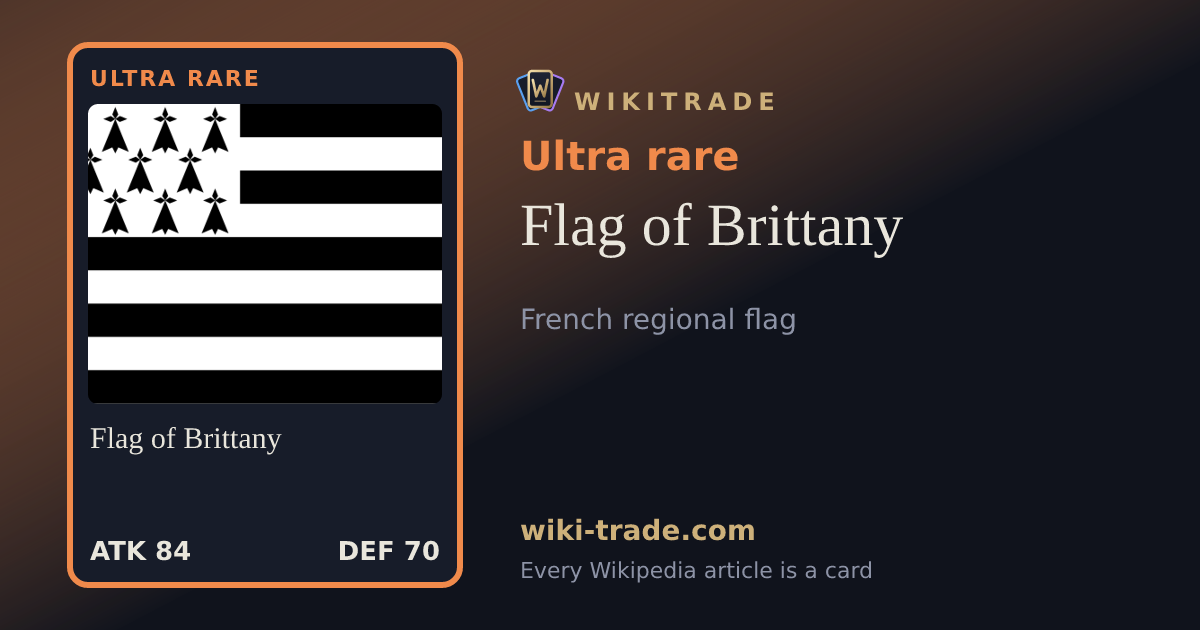 Flag of Brittany — Ultra rare card