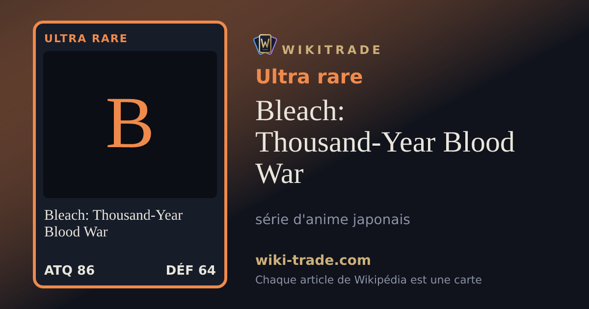 Bleach: Thousand-Year Blood War — carte Ultra rare