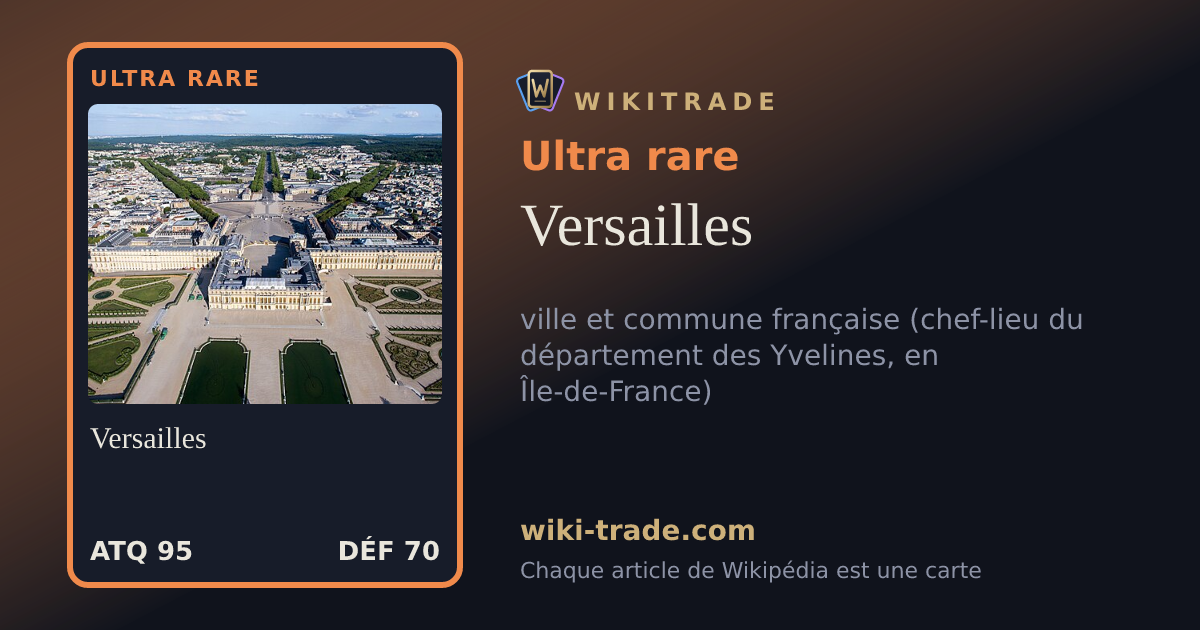 Versailles — carte Ultra rare