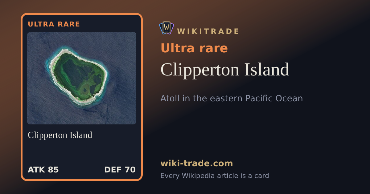 Clipperton Island — Ultra rare card