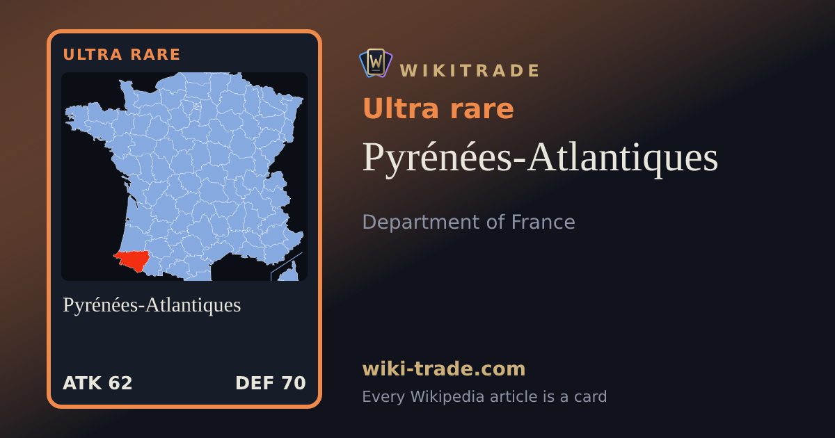 Pyrénées-Atlantiques — Ultra rare card