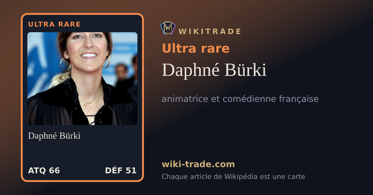 Daphné Bürki — carte Ultra rare