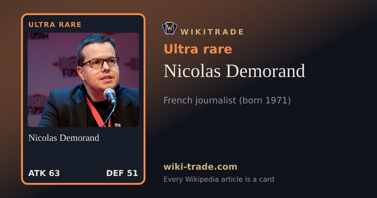 Nicolas Demorand — Ultra rare card
