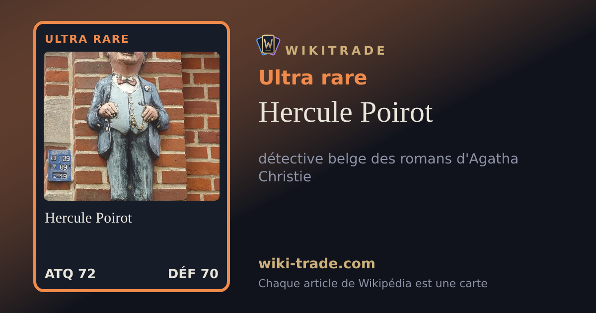 Hercule Poirot — carte Ultra rare