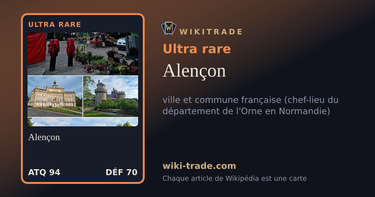 Alençon — carte Ultra rare