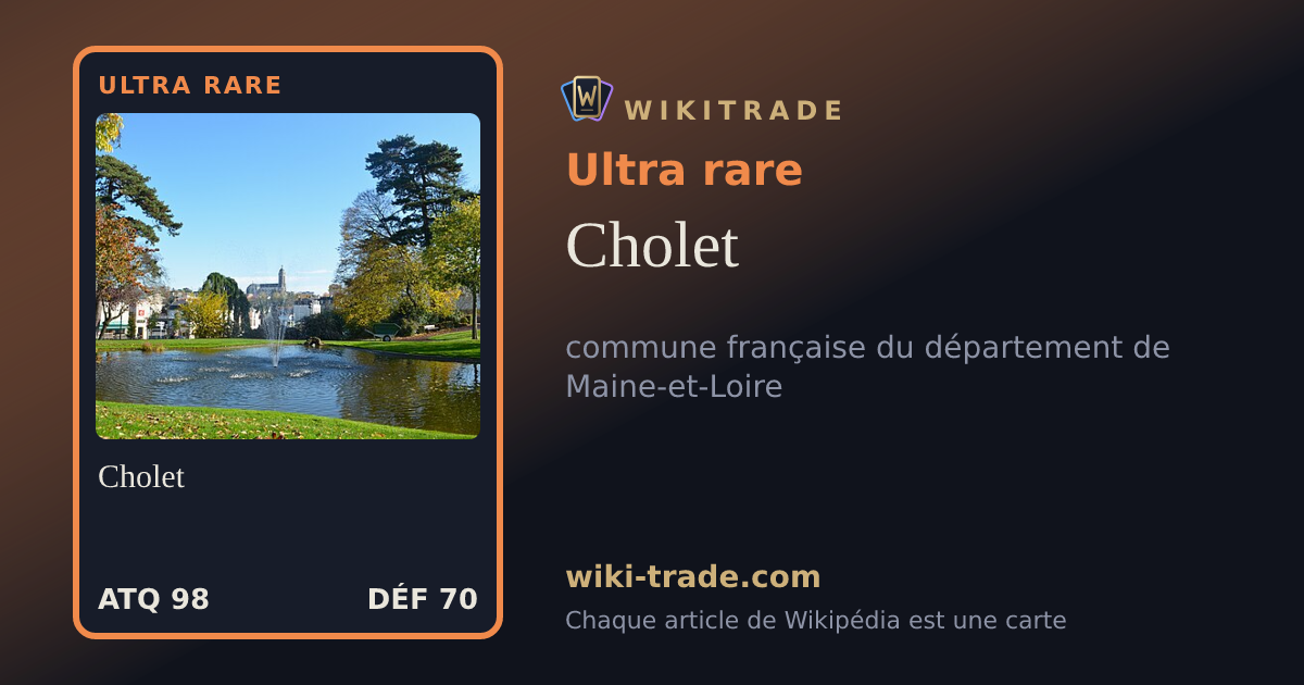 Cholet — carte Ultra rare