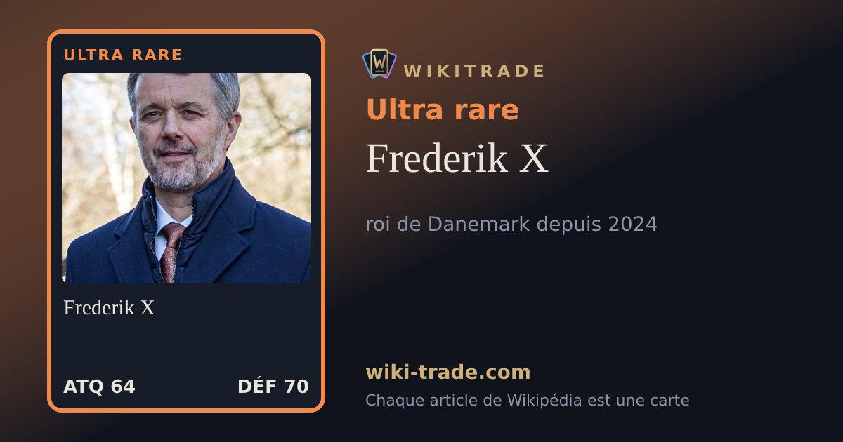 Frederik X — carte Ultra rare