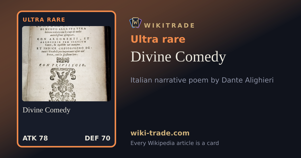 Divine Comedy — Ultra rare card
