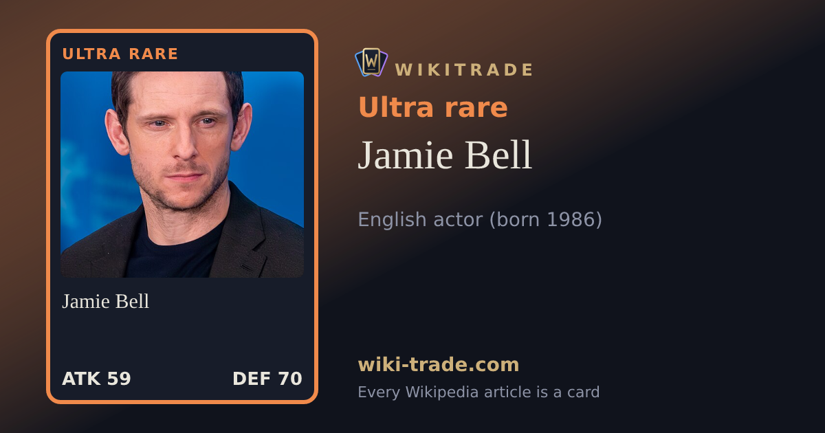 Jamie Bell — Ultra rare card