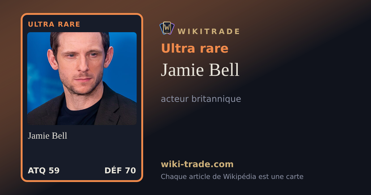 Jamie Bell — carte Ultra rare