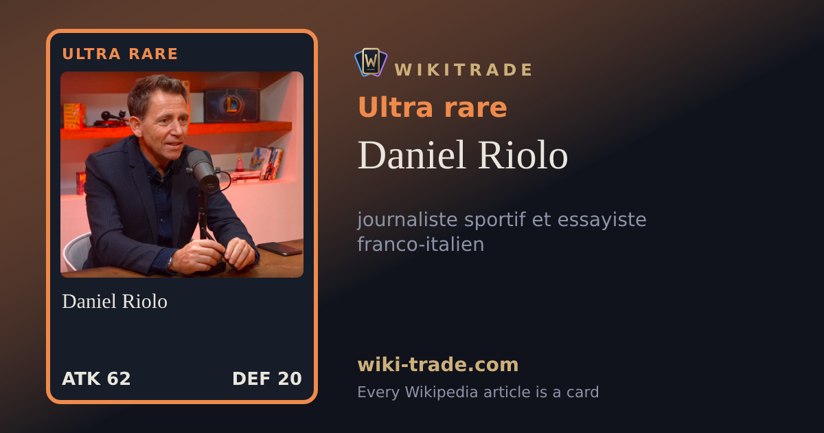 Daniel Riolo — Ultra rare card