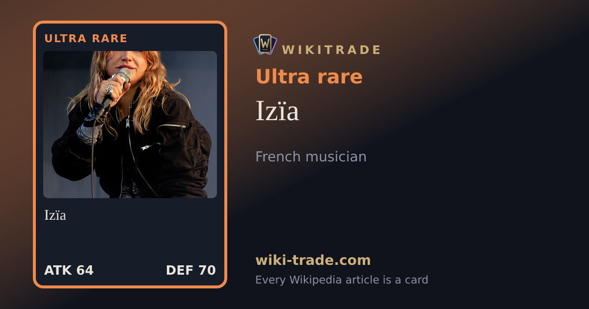 Izïa — Ultra rare card