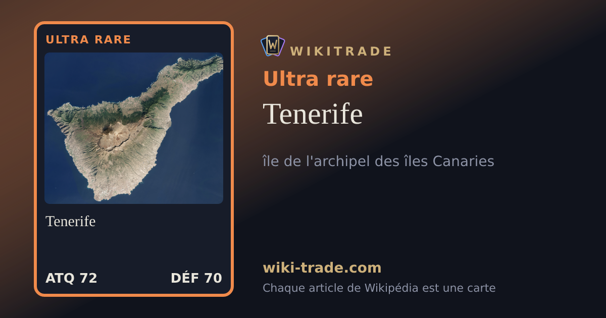 Tenerife — carte Ultra rare