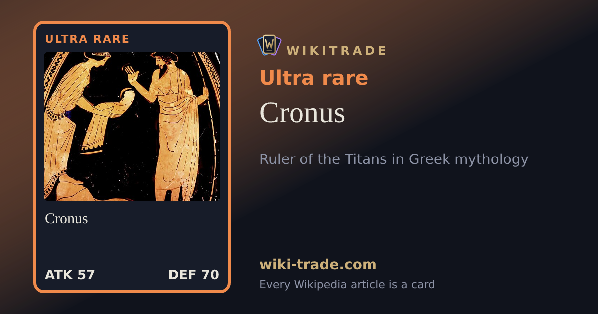 Cronus — Ultra rare card